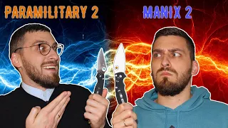 ЧТО КРУЧЕ? PARAMILITARY 2 ИЛИ MANIX 2? - Битва двух Spyderco