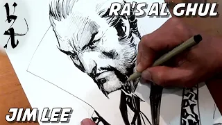 Jim Lee drawing Ra's al Ghul