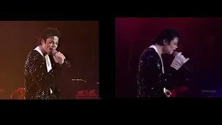 Michael Jackson - Billie Jean Auckland 1st Night Vs Auckland 2nd 1996