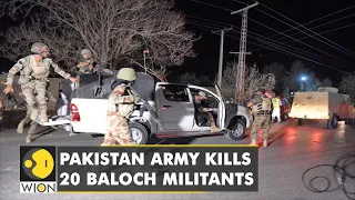 Pakistan Army kills 20 Baloch militants in separate encounters | World Latest English News | WION