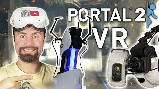 ГЛАДОС ОТОБРАЛА ПУШКУ! Portal 2 VR / Часть 2 /