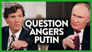 Vladimir Putin Gets Visibly Angry as Tucker Carlson Pushes Him on This One Question