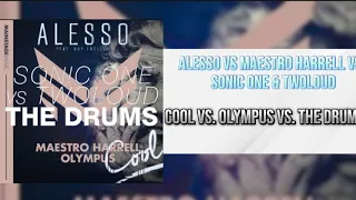 Cool vs. Olympus The Drums....(Hardwell Mashup)...Maestro Harrell, Alesso, Twoloud
