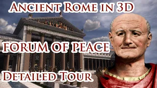 Virtual Ancient Rome in 3D - Imperial Forums: Forum of Peace