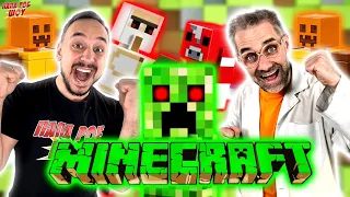 ПАПА РОБ И ДОКТОР ЗЛЮ В LEGO MINECRAFT! АВАНПОСПТ РАЗБОЙНИКОВ, ГОЛЕМ И ГРИБНАЯ КОРОВА ЛЕГО МАЙНКРАФТ