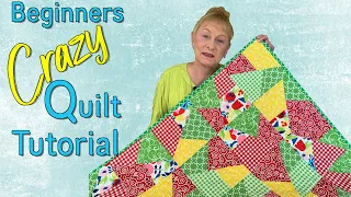 Beginners Crazy Quilt Tutorial | The Sewing Room Channel