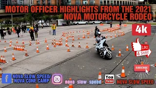 Motor officer highlights from the 2021 NOVA Motorcycle Rodeo.