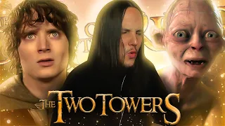 First Time Watching *THE TWO TOWERS* | LORD OF THE RINGS Trilogy Reaction!