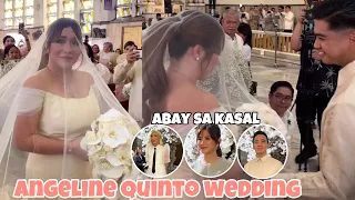 ANGELINE QUINTO IKINASAL NA SA KANYANG LONG TIME BOYFRIEND NA SI NONREV DAQUINA SA QUIAPO MANILA