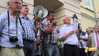 Митинг ученых против реформы РАН
