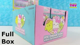 Hello Sanrio Ice Cream Cone Vinyl Keychain Kidrobot Blind Bag Unboxing | PSToyReviews