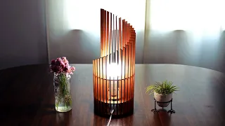 How to Make a Spiral Wood Light