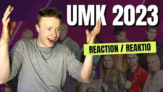 REACTING TO UMK 2023 (Finland Eurovision)