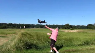 R/C SR-71 Handlaunch and HSD J-10 Sketchy Flight CRASH Landing