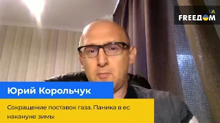 ЮРИЙ КОРОЛЬЧУК: Сокращение поставок газа. Паника в эс в преддверии зимы