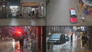 Lluvias récord provocan inundaciones en Hong Kong | AFP