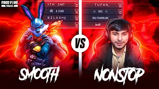 Smooth444 Quit ❗️Free Fire After this Match 😂 || Tufan Rex vs Bilash Smooth - Garena Free Fire