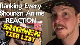 Ranking EVERY Shounen Anime REACTION