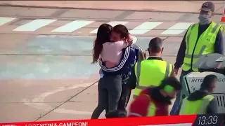 Messi & Antonela Reunited After Copa America Victory 😍