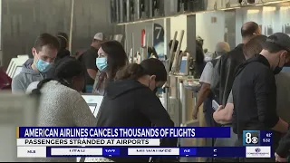 Turbulent weekend for passengers; American Airlines canceled hundreds of flights