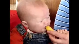 Дети едят лимон 0007