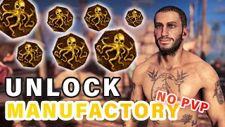How to Unlock Manufactory Locations WITHOUT PVP | Helm Empire Guide ► Skull & Bones