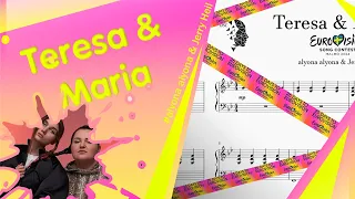 Teresa & Maria - alyona alyona & Jerry Heil (Eurovision 2024) | Piano Cover