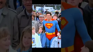 First & Last Time Christopher Reeve As Superman 1978 and 2023 #trend #2023 #shorts