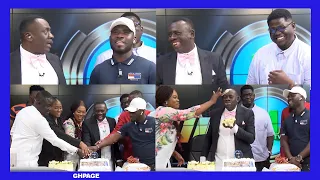 Akrobeto's 2 Sons flew from Belgium to Ghana to surprise him on his 60th Birthday on Live TV