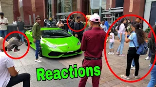 Lamborghini public REACTIONS | Parked in BUSY Mall | INDIA