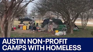 Austin non-profit camping overnight in solidarity with homeless population | FOX 7 Austin