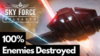 Sky Force Reloaded - Stage 01 - Destroyed 100% of Enemy Forces - #Shorts