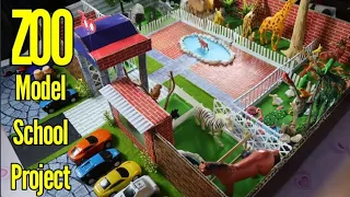 Zoo Model Making for school projects| Science Exhibition Model|Zoological garden model|Thankuz world