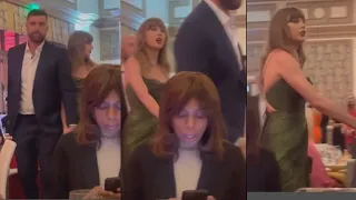 Taylor Swift & Travis Kelce Holding Hands At Mahomies Charity Event