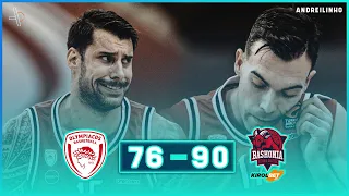 Olympiacos Piraeus - TD Systems Baskonia Vitoria-Gasteiz |76-90| ● Full Highlights ● Round 11