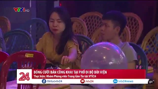 Bóng cười tràn lan phố đi bộ Bùi Viện | VTV24