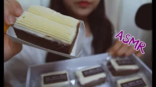 ASMR 초코 크림치즈케이크 먹방 * Chocolate Cream Cheese Cake Eating Sounds Mukbang Show