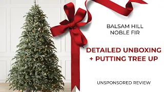 CHRISTMAS TREE - BALSAM HILL UNBOXING/ PUT UP - REVIEW