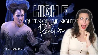 HIGH F Queen of the Night! | Opera Singer REACTS to Diana Damrau *DER HöLLE RACHE*