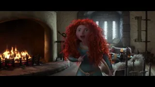 Brave (2012) Merida and Elinor Argue