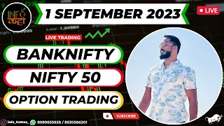 Live Analysis Banknifty & Nifty || 1 SEPT || OPTION TRADING | STOCKS Prediction and Analysis