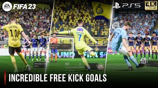 FIFA 23 | Incredible Free Kick Goals | PS5™ 4K 60FPS