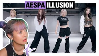 A RETIRED DANCER'S POV— AESPA "Illusion" Song Lyrics & Dance Practice