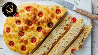 Luftiges und aromatisches Focaccia à la Paa - italienisches Fladenbrot