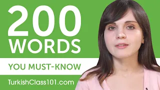 200 Words Every Turkish Beginner Must-Know