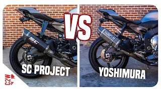 Yoshimura vs SC Project exhaust test! | CRAZY DIFFERENT | 2016 Yamaha R1