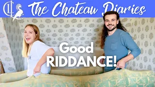 We spent the day clearing the chateau's attic and setting up a 19th century bed! | Daily Diaries 🏰