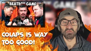 COLAPS IS TOO GOOD!!! | Beatbox Game !! - COLAPS vs CHEZAME & SXIN | REACTION!!!