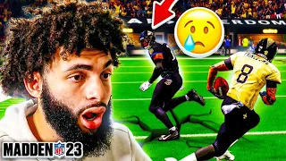 I BROKE HIS ANKLES SO BAD HE STARTED CRYING ON THE MIC... WR VS DB FRANCHISE EPISODE 7