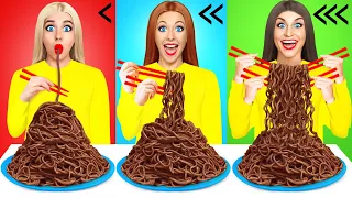 تحدي الطعام السريع أو المتوسط أو البطيء | مواقف مضحكة Multi DO Food Challenge